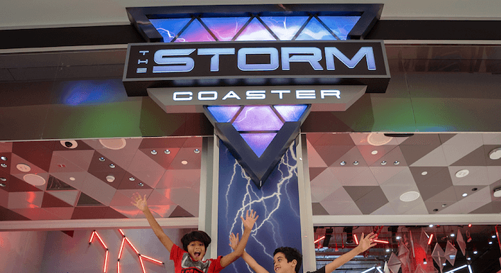 The Storm Coaster Blows into Town